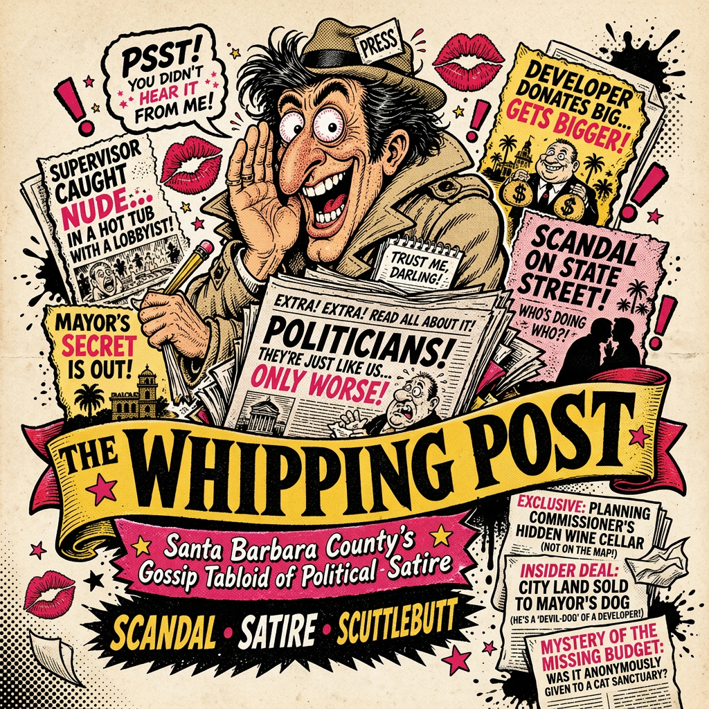 The Whipping Post — Santa Barbara County's gossip tabloid of political satire